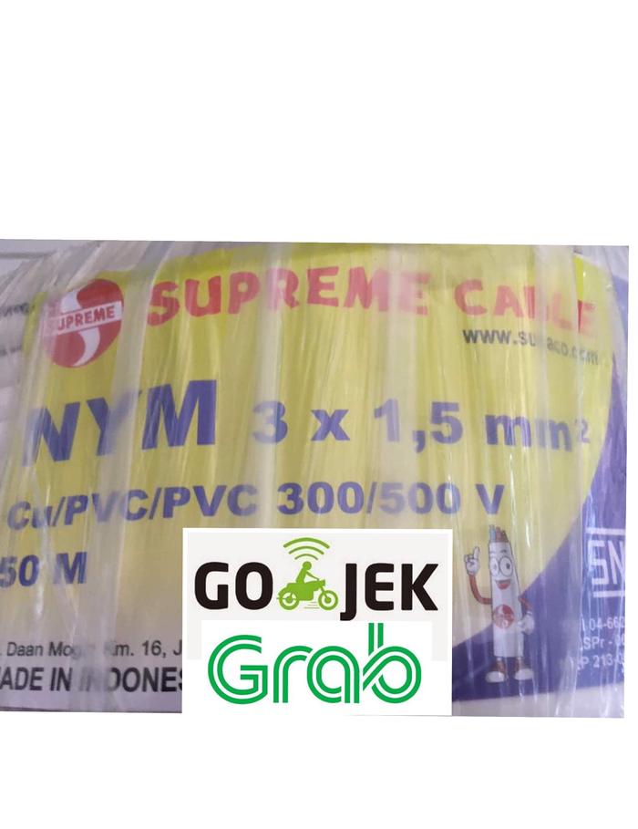 kabel supreme 3x1,5 nym / kabel instalasi / kabel engkel / kabel 50 m