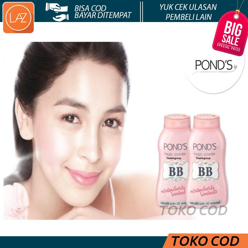 Toko COD - Ponds BB Magic Powder 50gr Free Ikat Rambut Lucu - Bedak Tabur Original Thailand