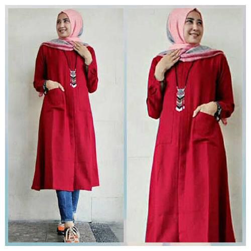 Baju Atasan - Tunik - Anjani - Blouse - Baju Muslim - Blus Muslim