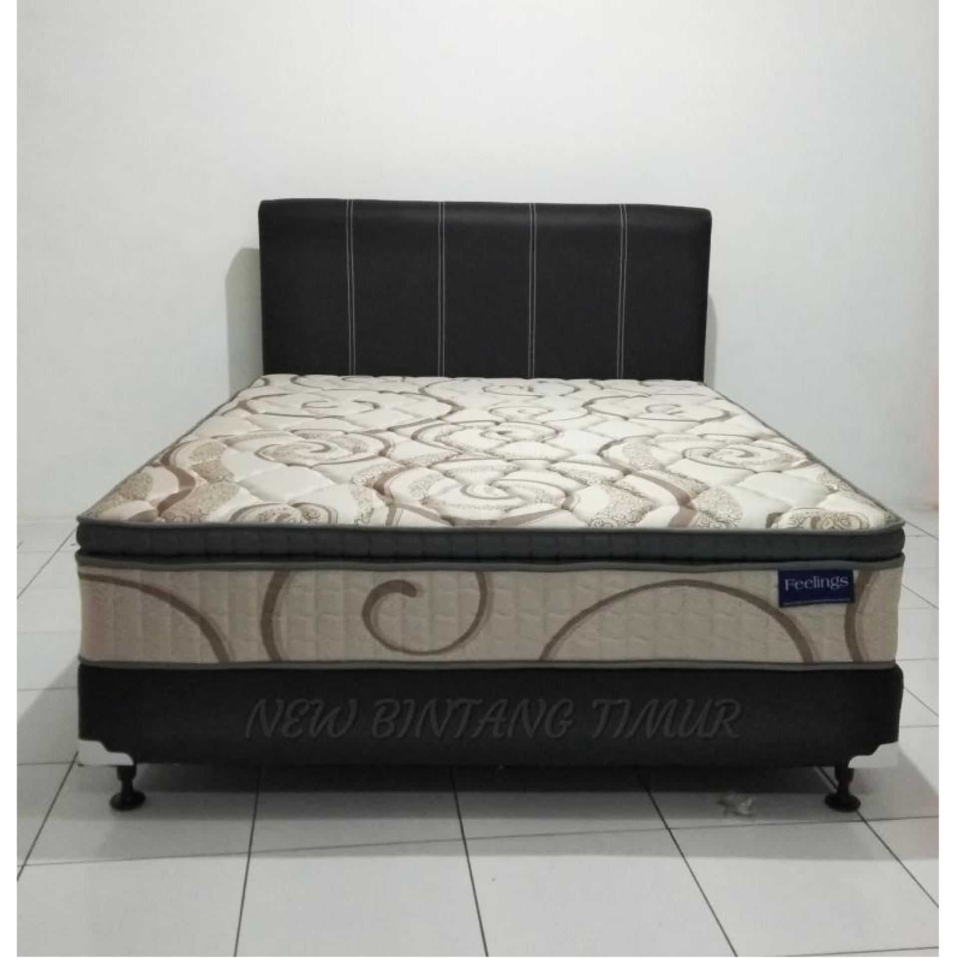 Spring Bed Romance Feelings Plustop 180 x 200 Full Set -Jabodetabek Only