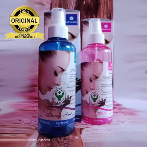 Paket 250ml Water Strong Acid dan Beauty Water 100{55e037da9a70d2f692182bf73e9ad7c46940d20c7297ef2687c837f7bdb7b002} AIR KANGEN ASLI