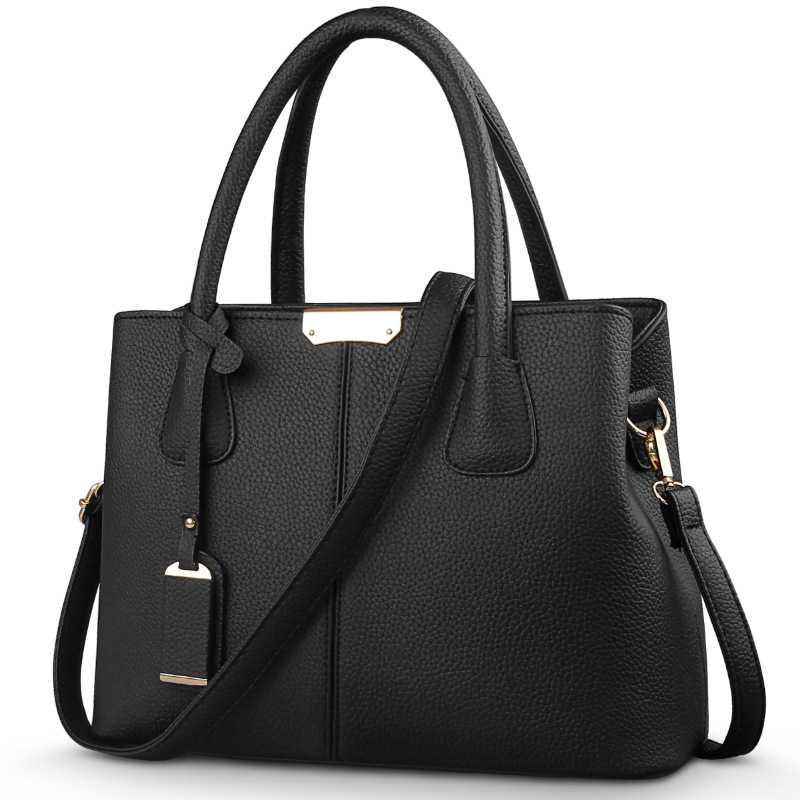 Vienna Linz Tas Selempang Wanita Krystal Fashion Shoulder Formal Kerja Kantor Bag s1085 - Black