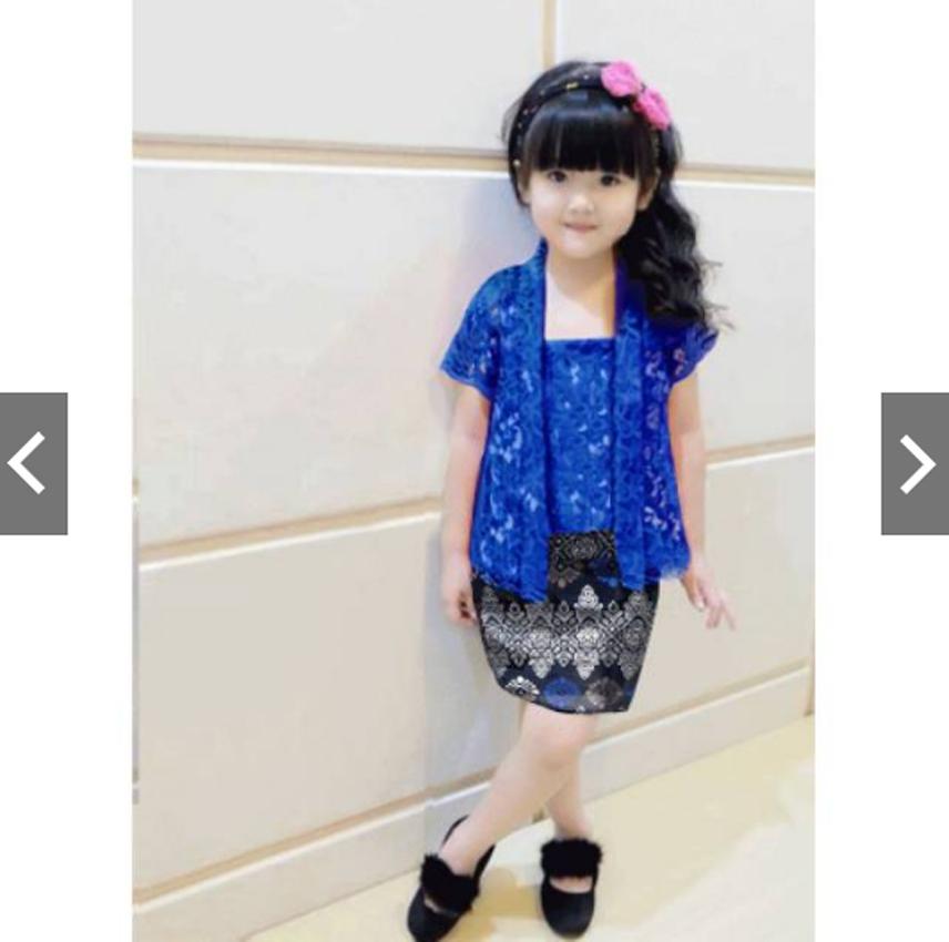 MoslemWear Setelan 2 in 1 Set Baju Kebaya Batik Pesta Balita Batita Anak Perempuan Silk Kutubaru Modern Tradisional Brukat Brokat - Fashion Kondangan Hijab Jilbab Muslimah Muslim Gamis Kebaya Gaun Pesta Maxi dress Brukat Brokat Wanita ihkutubaru