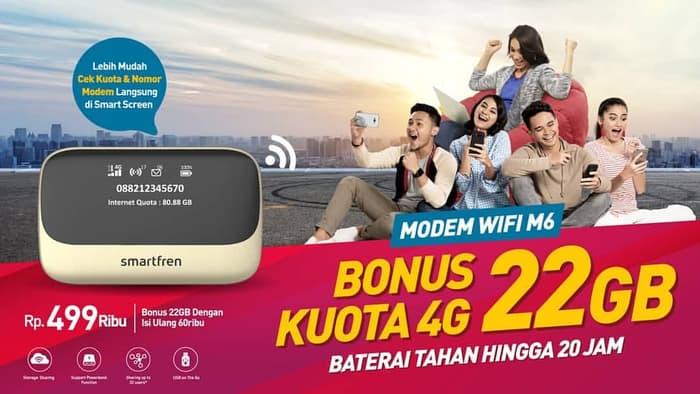 SALE - Mifi Modem Wifi 4G Smartfren Andromax M3Y M3Z Free Perdana Kuota 30Gb Original