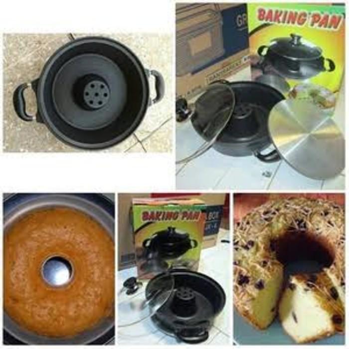 Panci Untuk Membuat Kue Bolu Bakar Pakai Kompor Baking Pan - Lg6ntz
