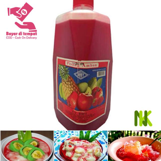 Sirup DHT Pisang Ambon - Khas Makassar - Sirup Berbuka Puasa - Buka Puasa dan Sahur - Cocok untuk Sirup Es Tape , Es Cendol , Es Doger , Dawet
