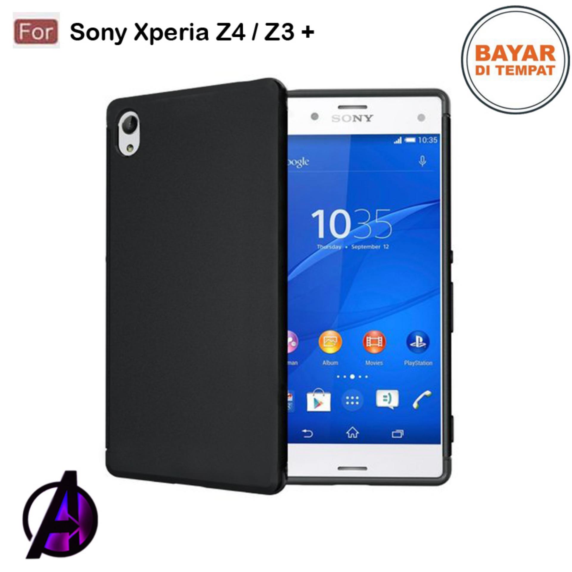Casing Handphone / Softcase Anti Minyak Baby Skin Case Black Matte Ultra slim Untuk Sony Xperia Z4 / Z3 plus