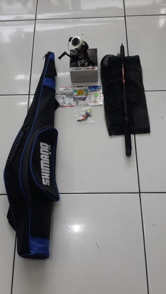 1 Set Paketan Joran+Rell Lengkap