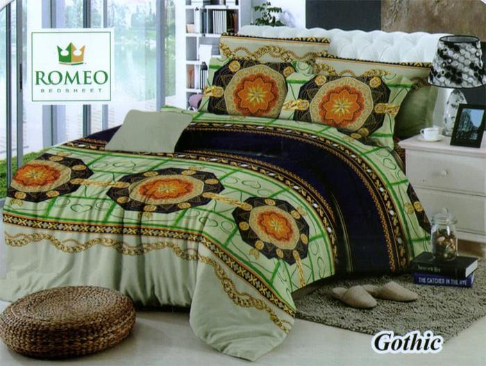 PROMO PALING MURAH Bedcover Romeo ukuran 180 x 200 / King / No.1 - Gothic TERLARIS