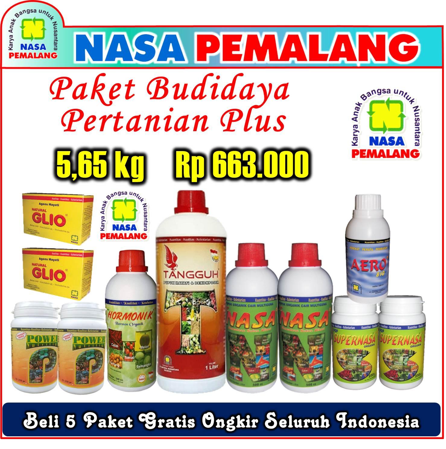 PAKET BUDIDAYA PERTANIAN PLUS TANGGUH DEKOMPOSER POWER NUTRITION SUPERNASA POC NASA HORMONIK GLIO AERO