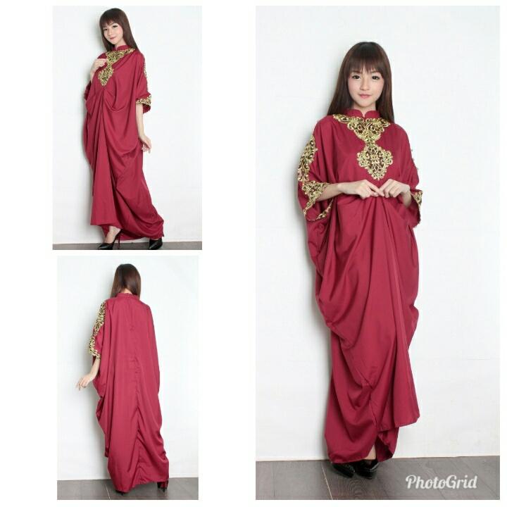 Miracle Gamis Maxi Jill Long Dress Wanita Jumbo