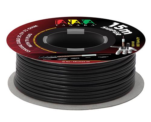 KABEL ANTENA 5C PATEN 15M TV PLUG TANAKA SUPER