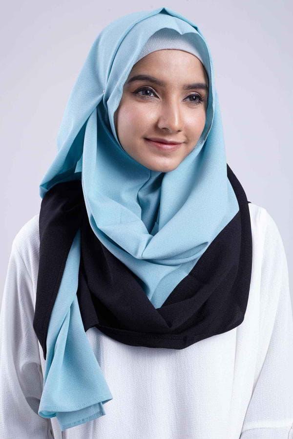 jilbab hijab pashmina instan diamond italiano high quality / DZA Laris Fashion