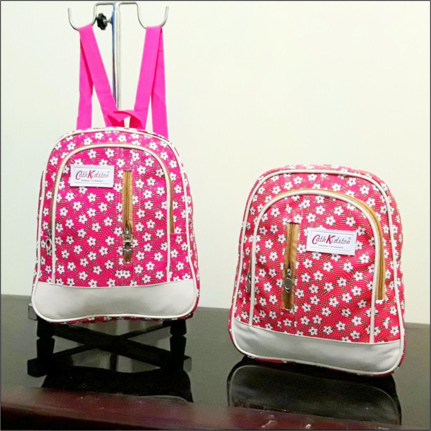 Ransel Mini Wanita Cewek BD731 Cath Kidston Pink Fanta Orange Vintage
