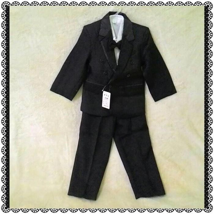 Setelan Baju Jas Tuxedo Blazer Anak Laki Usia 7 8 9 10 Tahun - 04Ax8y