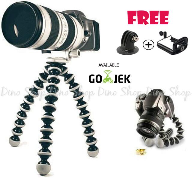 Gorillapod / Flexible Tripod Ukuran LARGE For VLOG Action Cam & DSLR