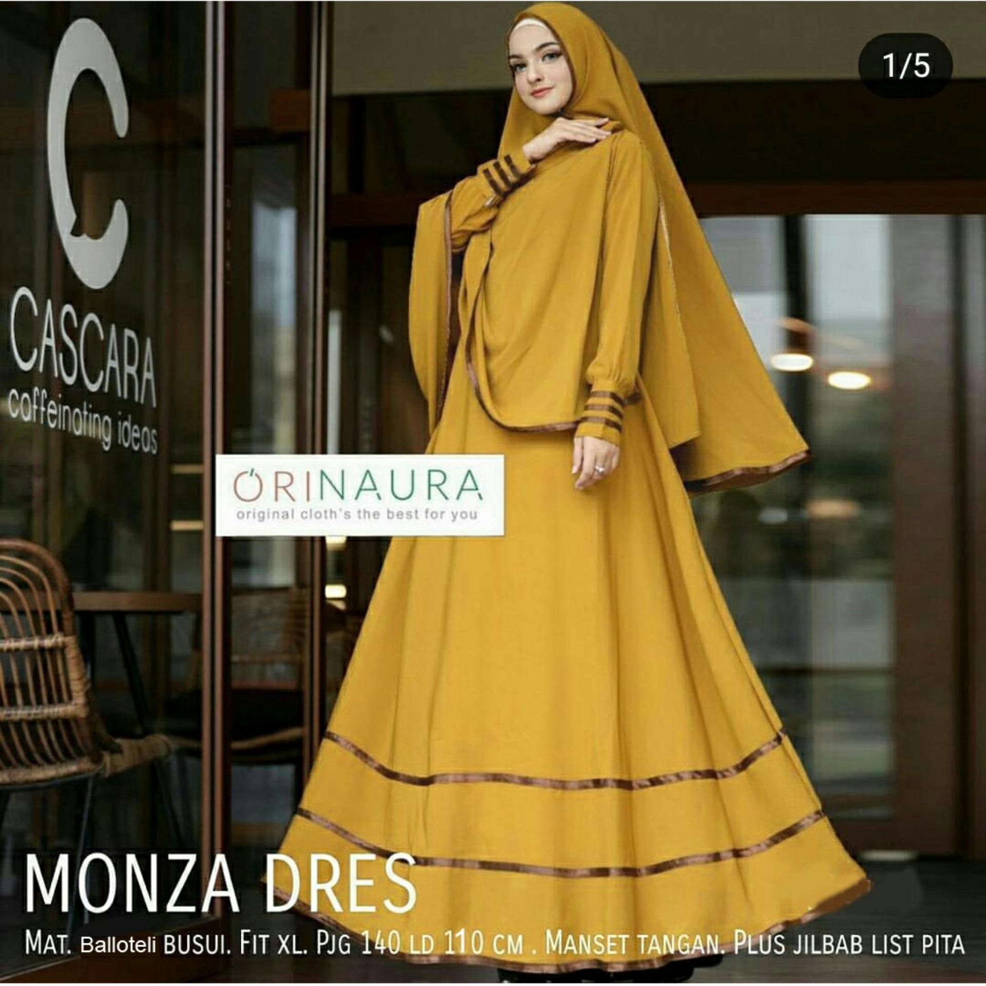 AAYZ Gamis Syari Balotelly / Gaun Muslimah Syar'i / Baju Muslim Wanita / Maxi Dress / Kebaya Muslim
