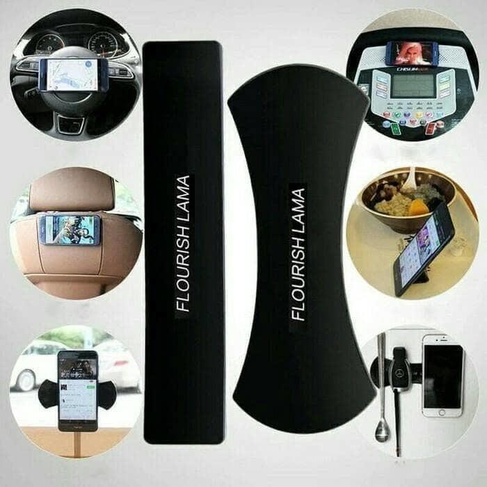 Flourish Lama Car Set Holder Tempelan HP Nano Rubber Gel ORIGINAL