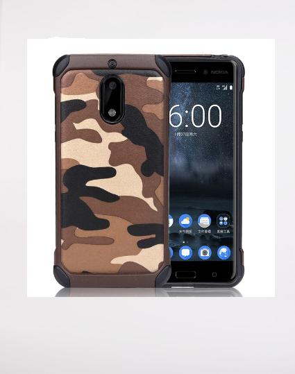 Mouzel Softcase Case Army For Nokia 6