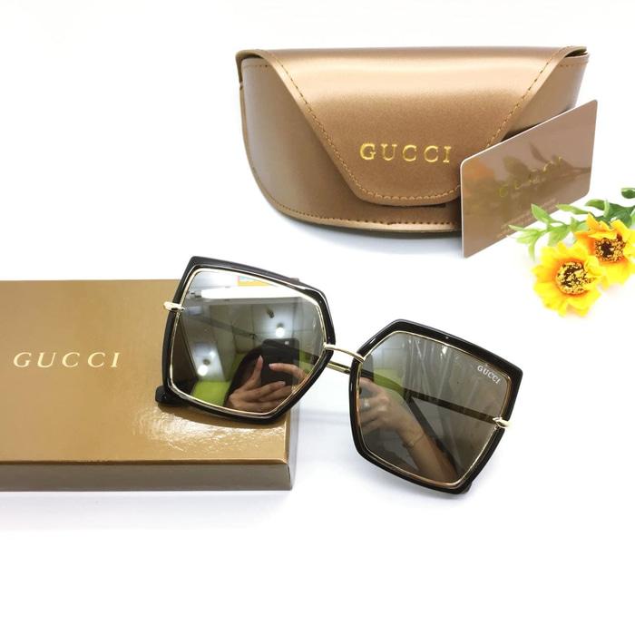Kacamata / Sunglass Wanita Gucci M-8710 Fullset + Cairan pembersih