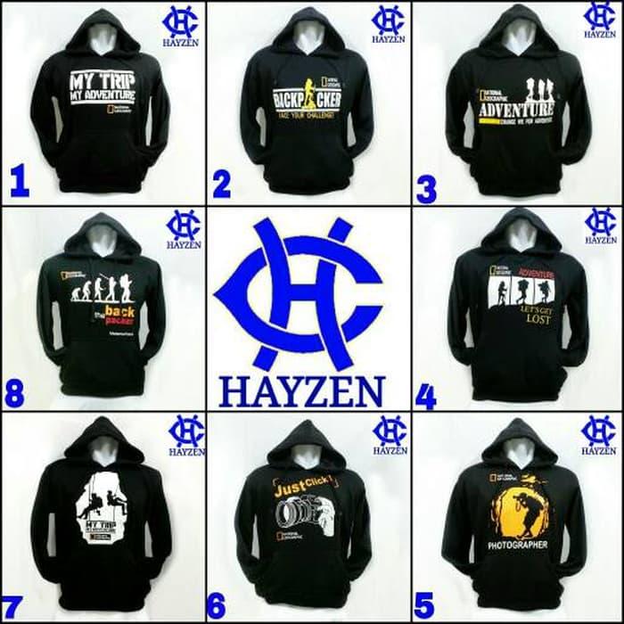Hemat 10%!! JAKET NATIONAL GEOGRAPHIC MY TRIP MY ADVENTURE PHOTOGRAPHER HOODIE - ready stock