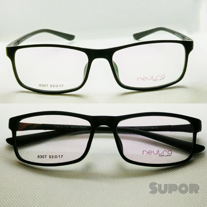 diskon 10%!! Kacamata Korea Ff33 Black Berikut Lensa Ivision Photochromic Progresif - ready stock