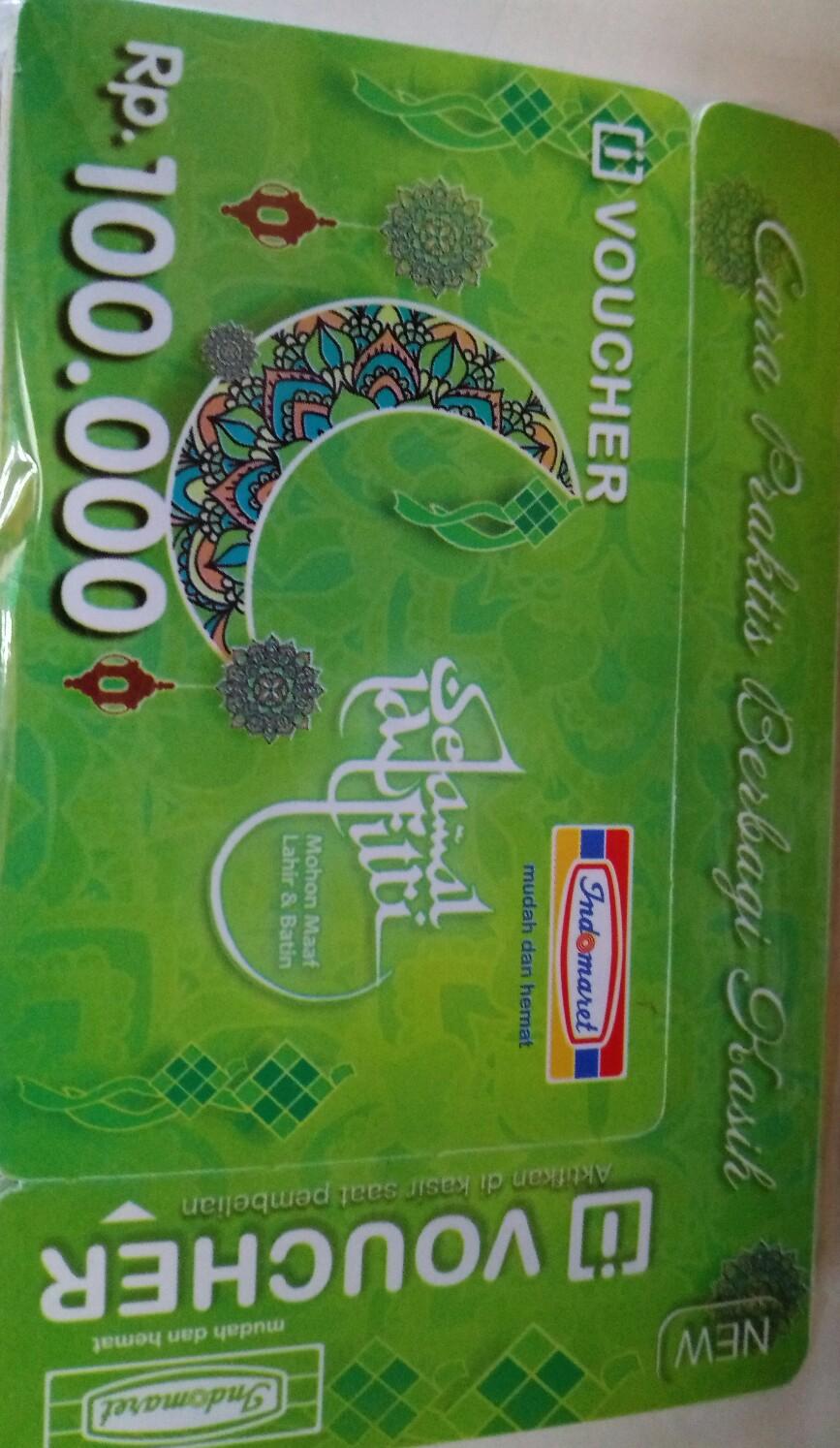 Voucher indomaret fisik