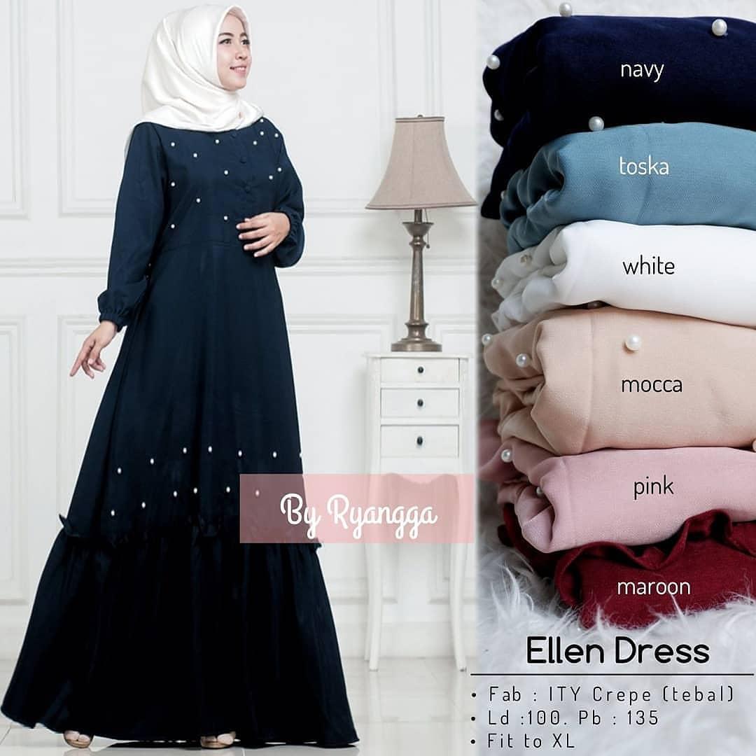 NEW ELLEN DRESS/ GAMIS PREMIUM/ BAJU MUSLIM WANITA/ HIJAB MUSLIM/ MUSLIM SYARI HIJAB SYARI/ BUSANA MUSLIMAH/ GAMIS SYARI/ MAXI WANITA/ GAMIS TERBARU/ GAMIS SYARI CADAR/ HIJAB SYARI/ GAMIS CADAR/ BAJU MUSLIM MURAH/ GAMIS MURAH/ GAMIS PESTA