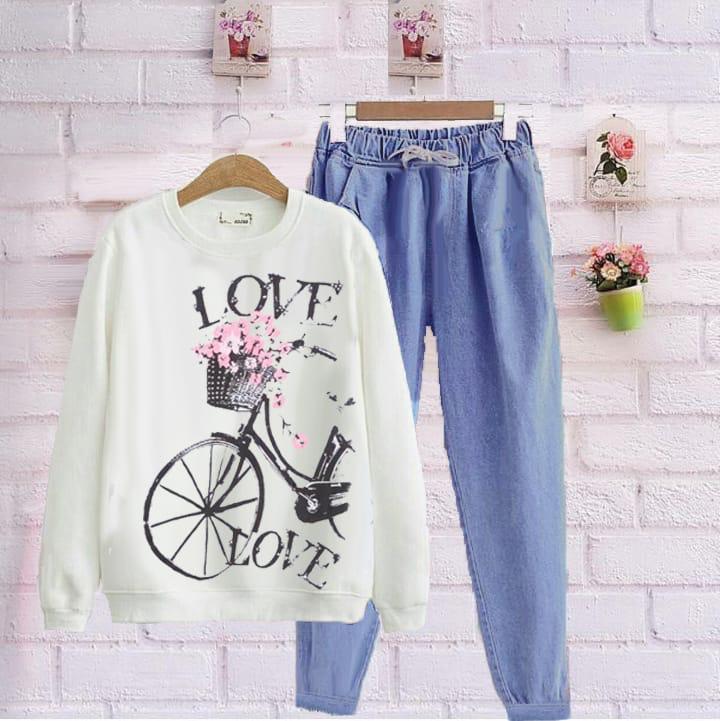 Gudangbaju SALE SET ROSE BIKE / Jumpsuit Celana / Baju Terusan Wanita / Jumpsuit Cantik / Playsuit Wanita / Jamsuit Wanita / Jumpsuit Cewek / Setelan Jumpsuit / Baju Terusan / Baju Kodok / Baju Stelan Wanita / Kalani / Simpel / Elegant / Doraemon / Dora