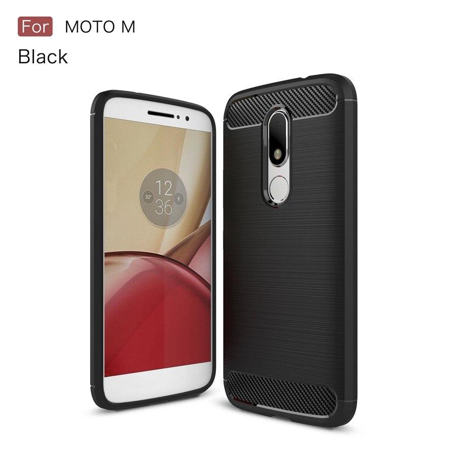 MOTOROLA MOTO M Carbon Fiber TPU Brushed Shockproof DELKIN  (Black) Softcase MOTO M Slim Vision Carbon Fiber Soft Case - Delkin Hitam Phone Case For Nokia 6 Cover Shockproof Soft TPU Silicon Carbon Fiber Protector Bumper Cases Cover For MOTO M
