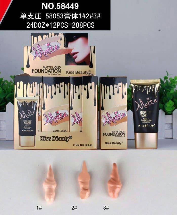 Matte foundation liquid matte kylie by kiss beauty / Foundation Long Lasting / Fondation Anti Cakey / No Powdery Fondation Ringan / KYLIE FOUNDATION KODE / CREAM FOUNDATION KYLIE LIQUID / FONDATION KYLIE
