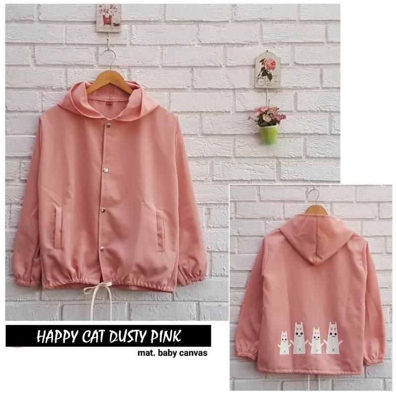 HAPPY CAT ||| loekita ||| grosir jaket sweater baju atasan blouse rajut hijab terbaru kekinian wanita murah