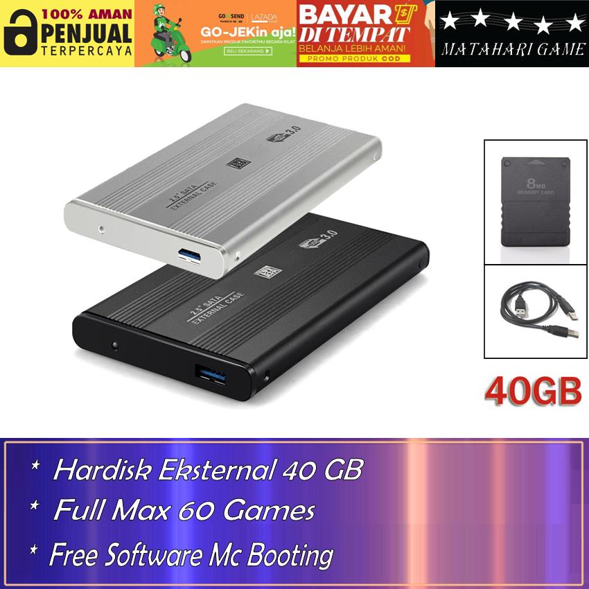 Hardisk Eksternal PS2 40GB - Support Semua SLIM Series Playstation 2 - Best Quality
