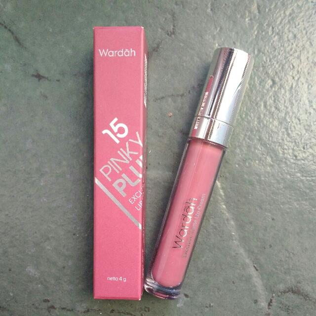 Wardah Exclusive Matte Lip Cream 015 Pinky Plumise