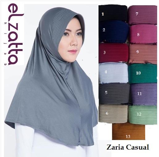 Jilbab Bergo original kerudung Elzatta Zaria Casual