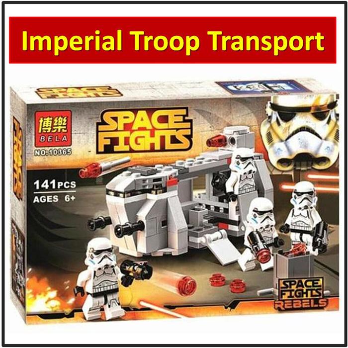 Terbaru!! Lego Bela 10365 Star Wars - Royal Army Shadow-Aircraft Clone Troopers - ready stock