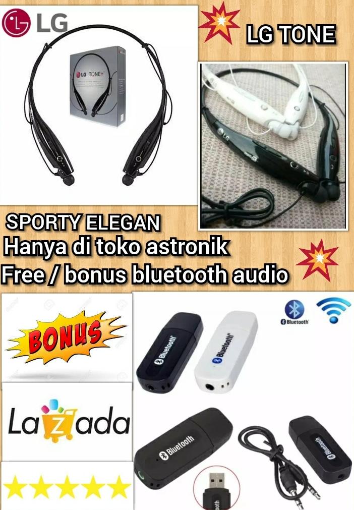 Hendset / handset / hedset / headset / LG TONE WIRELESS FREE AUDIO BLUETOOTH RECEIVER supot hp samsung lg xiaomi vivo oppo asus lenovo dll yg android