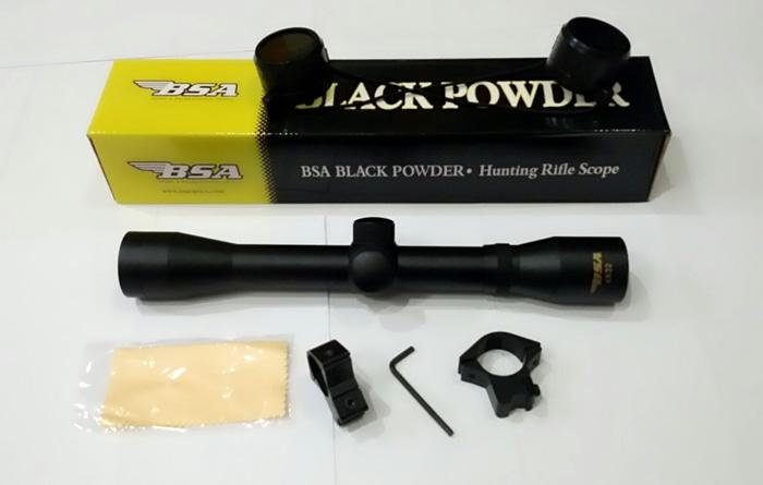 ASLI!!! Tele BSA 4x32 Black powder - pOG5xq