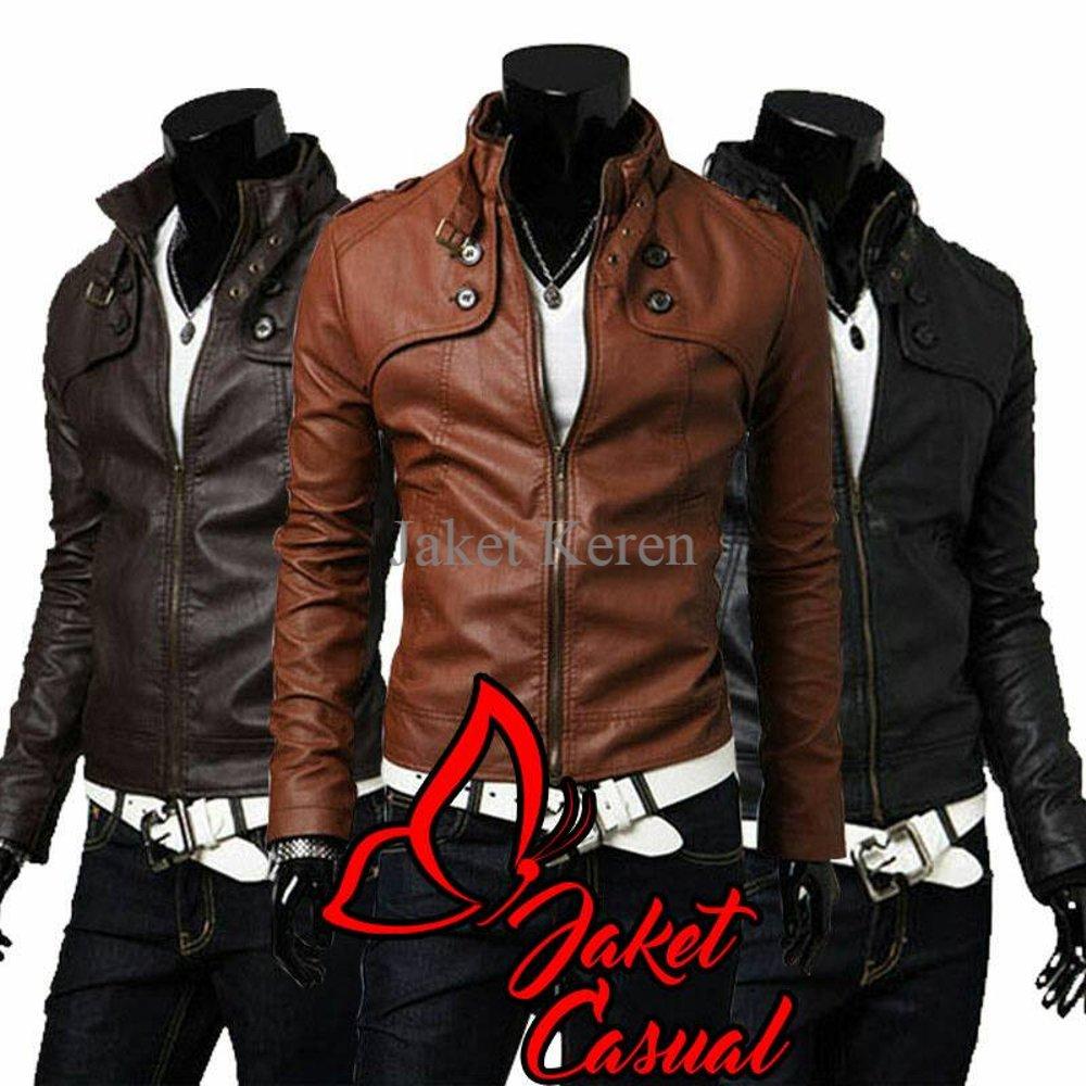Jaket Korea Model Kancing 2 di lapak Grosir Jaket Kulit Garut grosirjaketkulitgarut