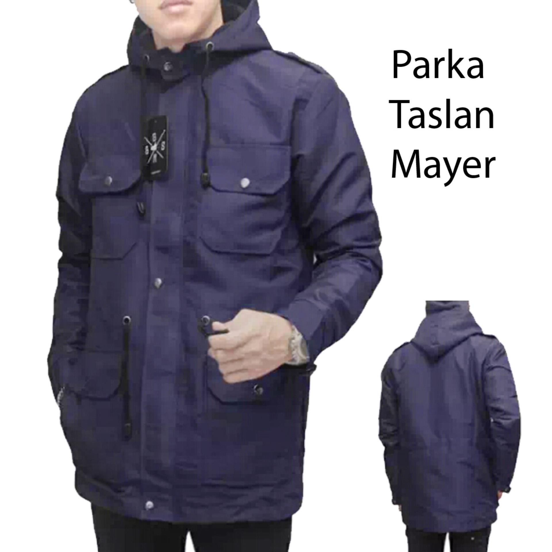 FTS Trendy Jaket Parasut Pria/jaket parka pria parasut/jaket parka pria murah biru dongker