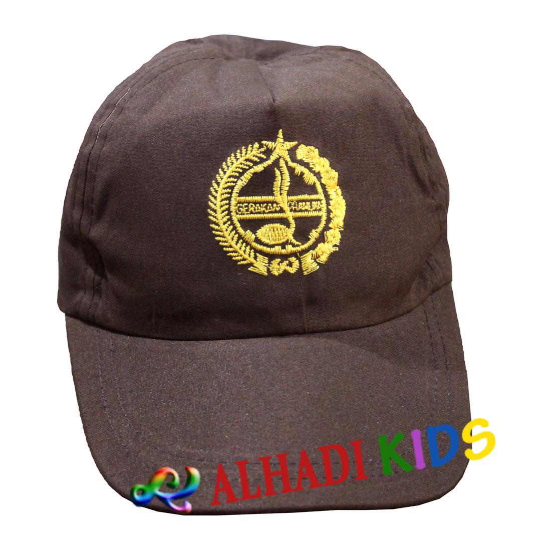 Topi Pramuka, Topi Sekolah. Batik Alhadi