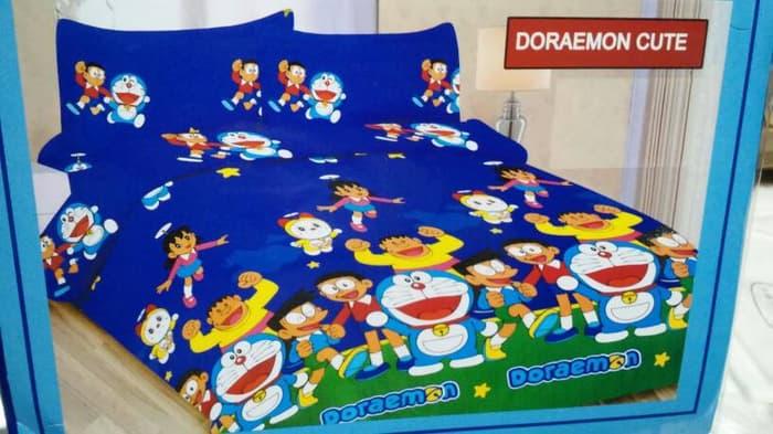 Sprei Doraemon Cute no.1 Bonita 3D ||| sprei kintakun my love kintakun 180x200 bonita polos lady rose katun jepang waterproof 160x200 bed cover set california