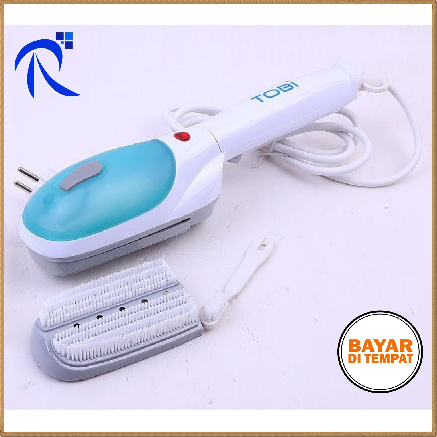 Rimas Tobi Steam Brush & Iron Garment Streamer / Setrika Uap - Putih / White - memanfaatkan panas keluar dari setrika Memiliki bentuk yang kecil dan ringan Baju akan terhindar kusut dengan mudah cepat BISA COD !!