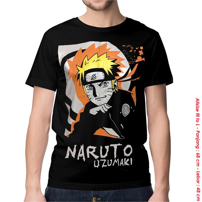 KAOS BAJU DISTRO ANIME - NARUTO UZUMAKI