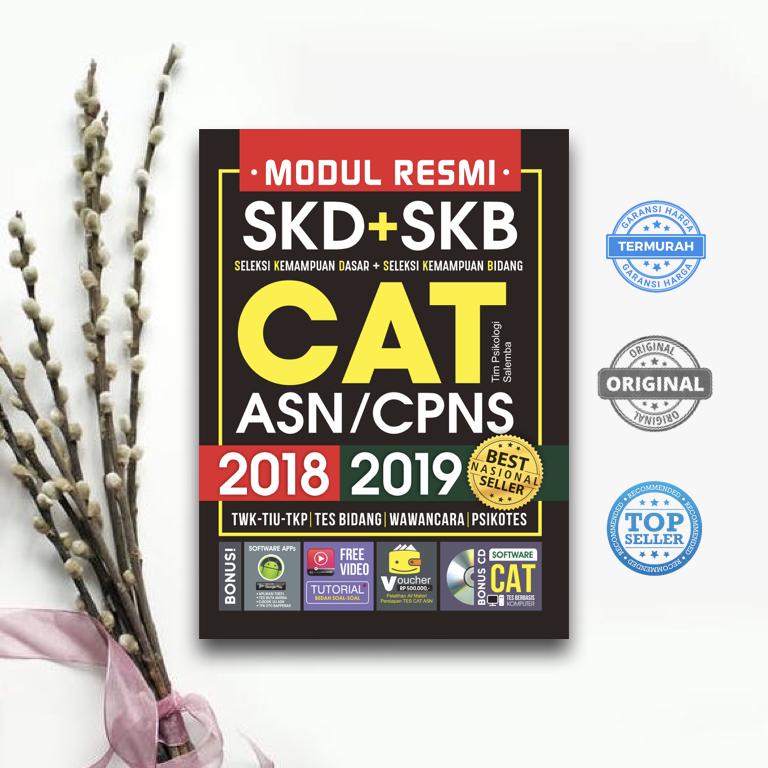 BEST SELLER! MODUL RESMI SKD+SKB CAT ASN/CPNS 2018-2019 (ORIGINAL)