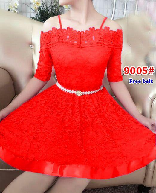 9005# dress mekar / dress chibie / dress import / dress pesta / gaun fashion import brokat