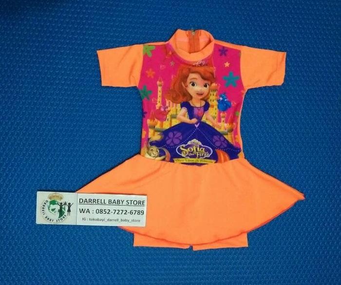 HARGA DISKON!!! Baju Renang Anak 1-4 Th Cewek / Baju Diving Anak Balita Tokoh Karakter - 5pelSK