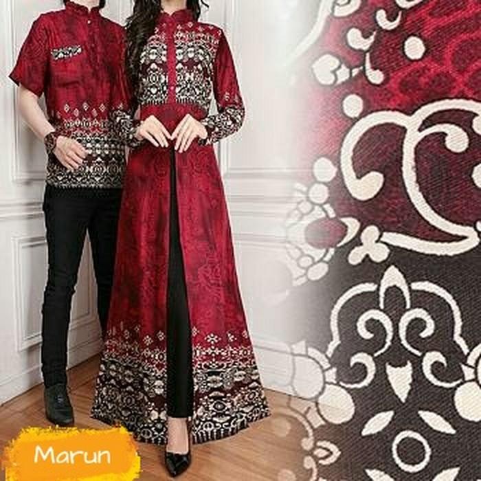 Cuci Gudang !!! Couple Baju Muslim Couple Elegan Batik Nesa Elegant Harga Sepasang GL