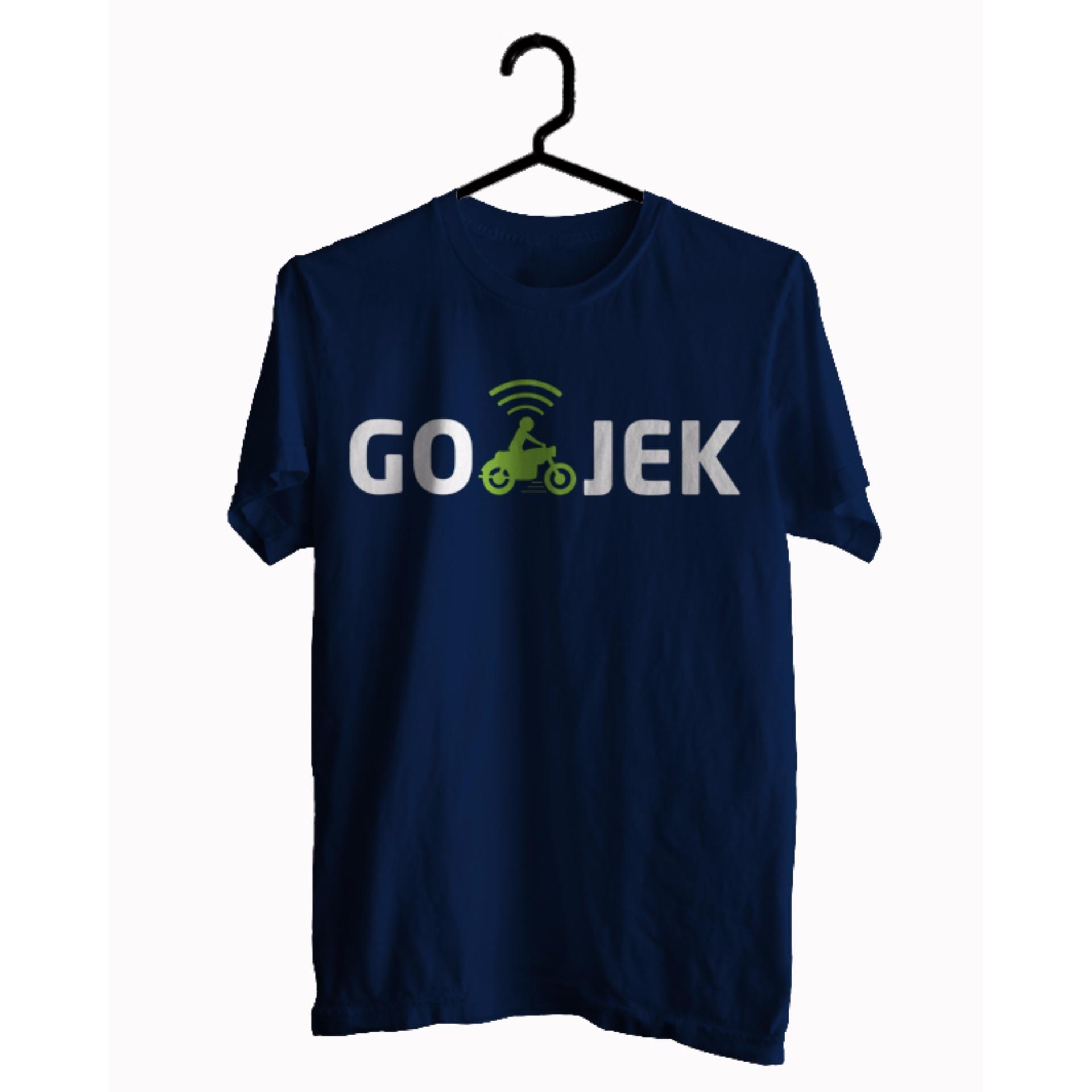 BKSPC Kaos Distro GOJEK-BRO Unisex - Biru Dongker