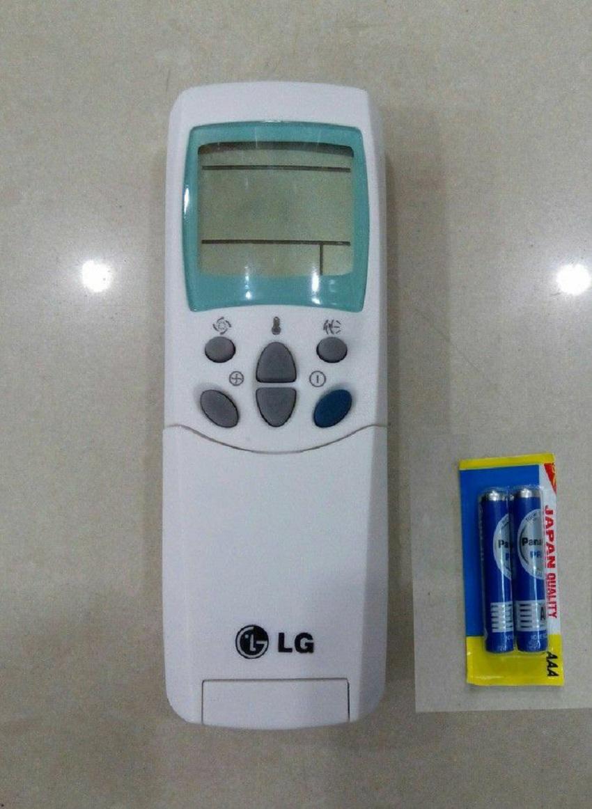 LG Remote Control AC - Free 2 Pcs Baterai Panasonic AAA - Putih